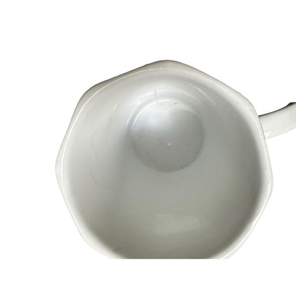 Vintage Yellow & Red Octagon, Floral Paisley Tea, Coffee Cup, Set of 6 (RARE) - Picture 6 of 6